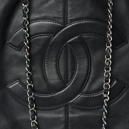 Chanel Calfskin Large Trianon Tote Black 10 of 12