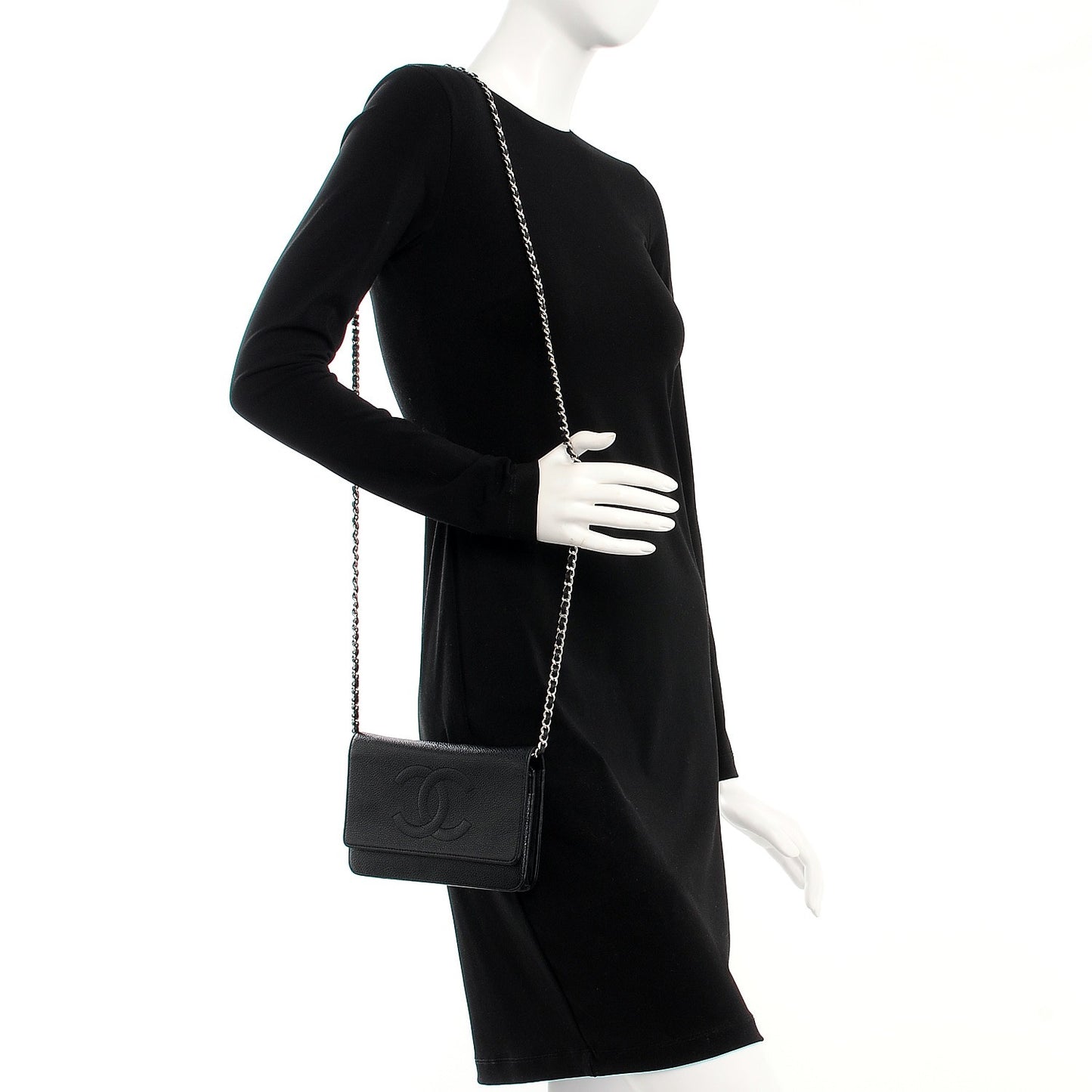 Caviar Timeless CC Wallet On Chain WOC Black