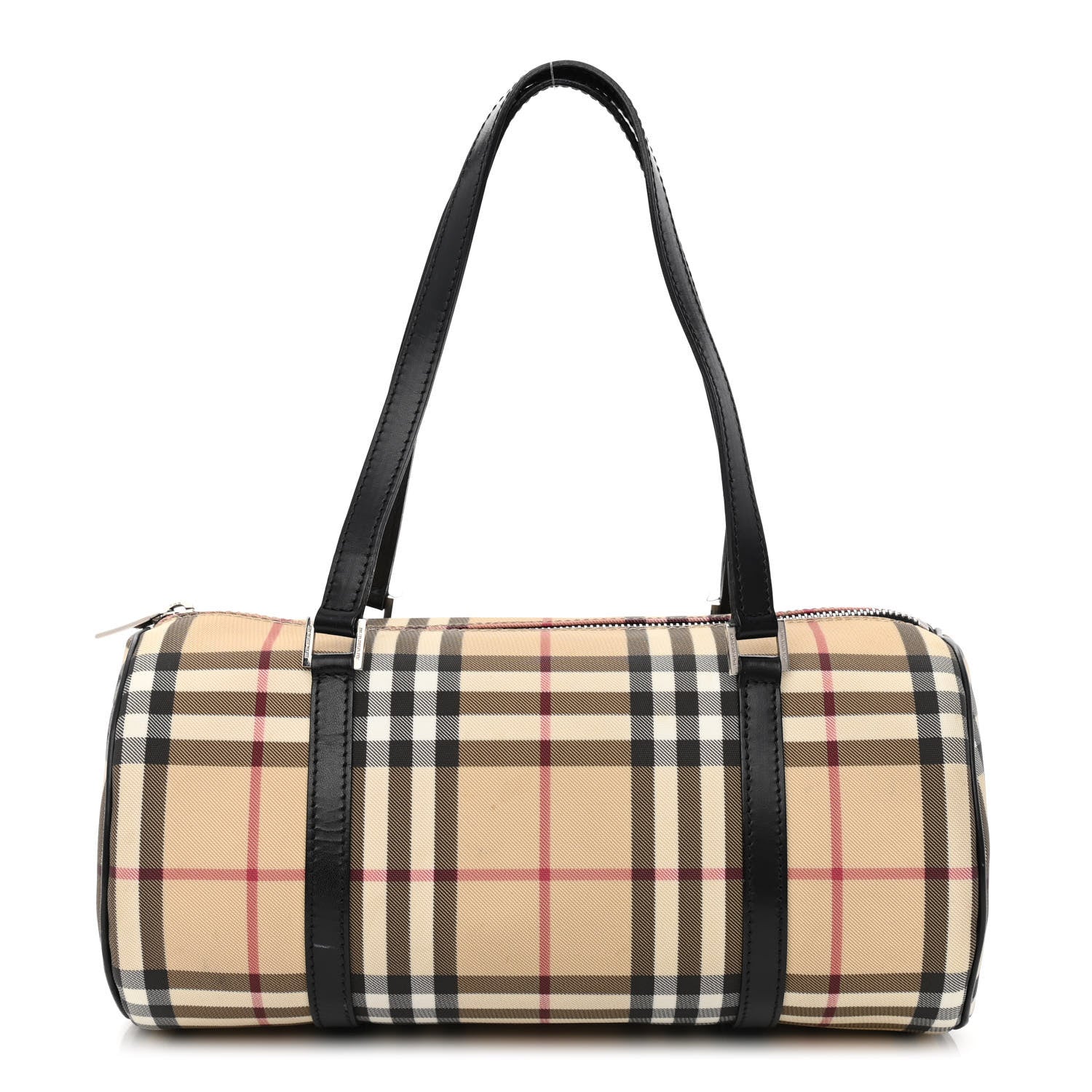Burberry House Check Barrel Bag Black 1 of 15