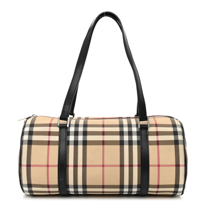 Burberry House Check Barrel Bag Black 1 of 15