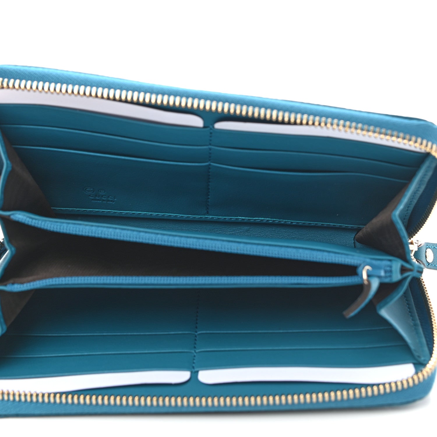 Gucci Microguccissima Zip Around Wallet Deep Cobalt 5 of 8