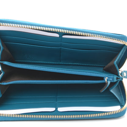Gucci Microguccissima Zip Around Wallet Deep Cobalt 5 of 8
