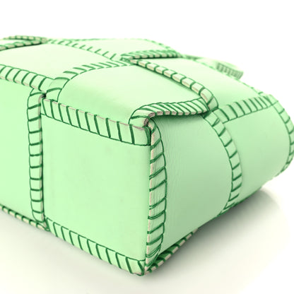 Bottega Veneta Nappa Maxi Intrecciato Overlock Stitched Small Arco Tote Wasabi Parakeet 9 of 11