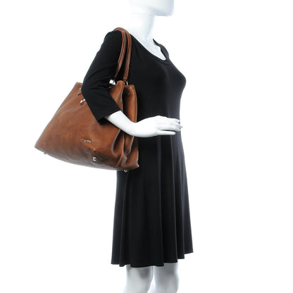 Miu Miu Vitello Daino Tote Brandy 2 of 24