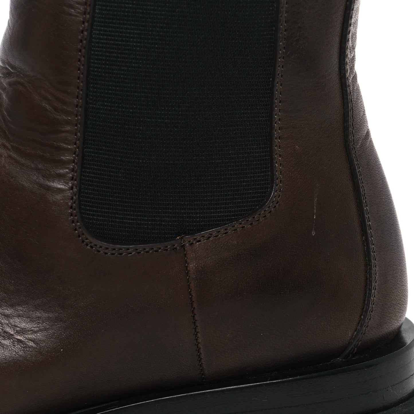 Calfskin The Lug Chelsea 55mm Boots 38 Kaki