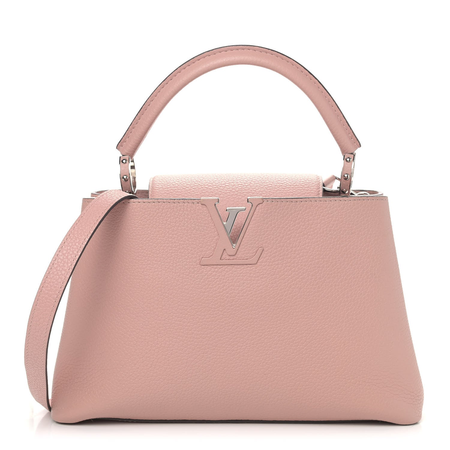 Louis Vuitton Taurillon Capucines PM Magnolia 1 of 10