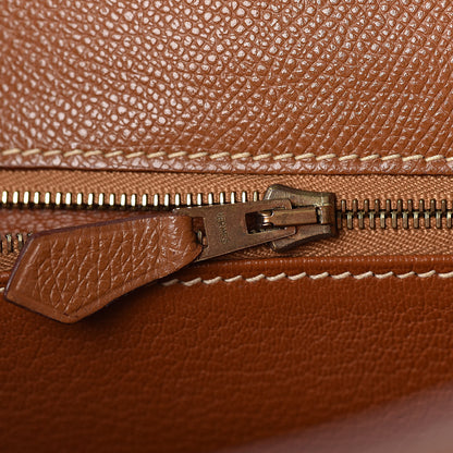 Hermes Courchevel Kelly Sellier 32 Gold 20 of 34