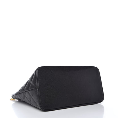 Chanel Caviar Quilted Medallion Tote Black 4 of 9