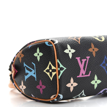 Louis Vuitton Monogram Multicolor Mini Sac HL Speedy Black 7 of 8