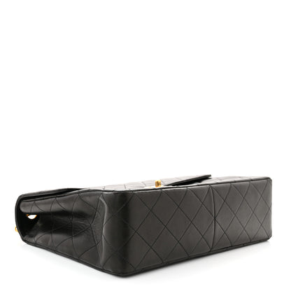 Chanel Lambskin Quilted XL Jumbo Single Flap Black 4 of 10