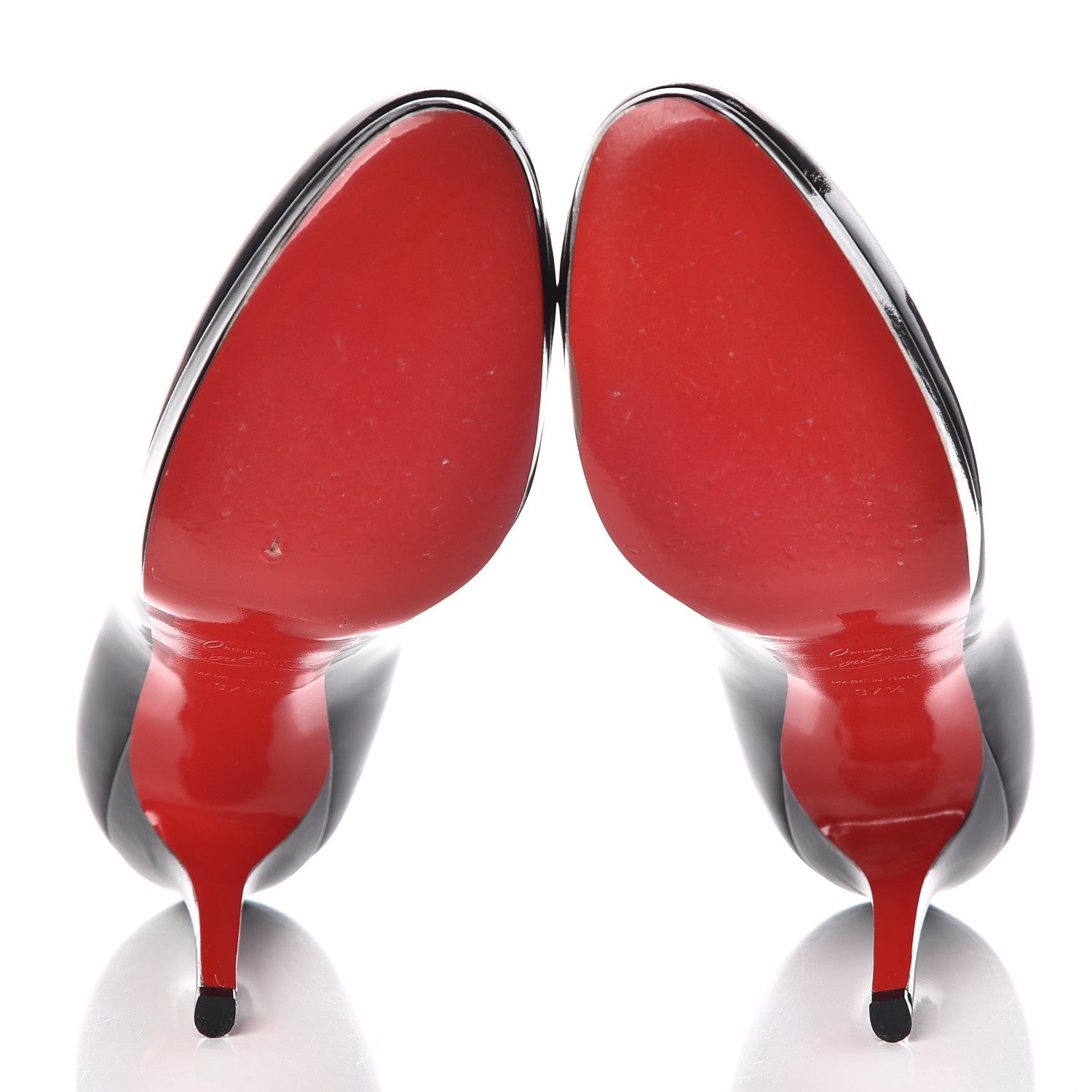 Christian Louboutin Patent New Simple 120 Pumps 37.5 Black 7 of 14