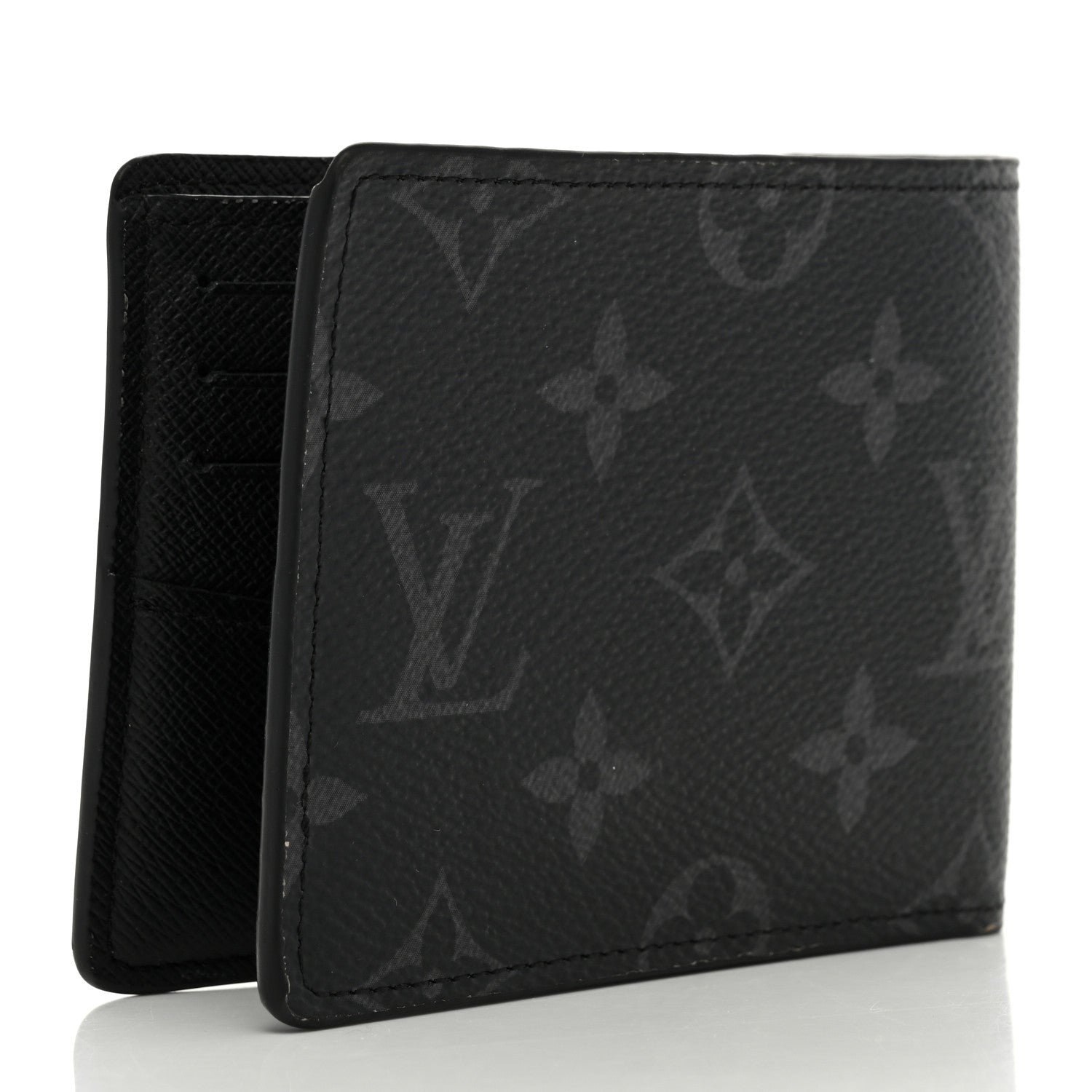 Louis Vuitton Monogram Eclipse Slender Wallet 2 of 8