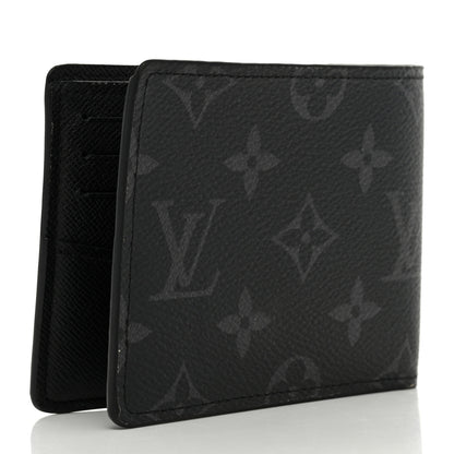 Louis Vuitton Monogram Eclipse Slender Wallet 2 of 8