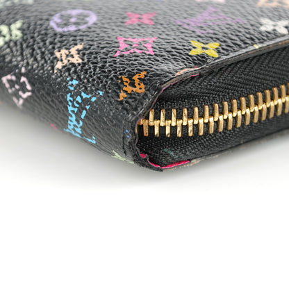 Louis Vuitton Monogram Multicolor Zippy Wallet Black Grenade 9 of 9