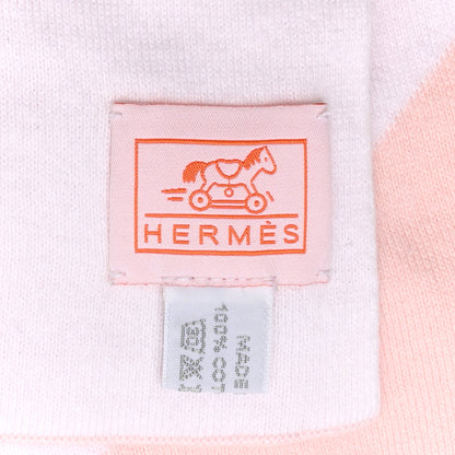Hermes Cotton Adada Knit Baby Blanket Rose Lilac 3 of 4