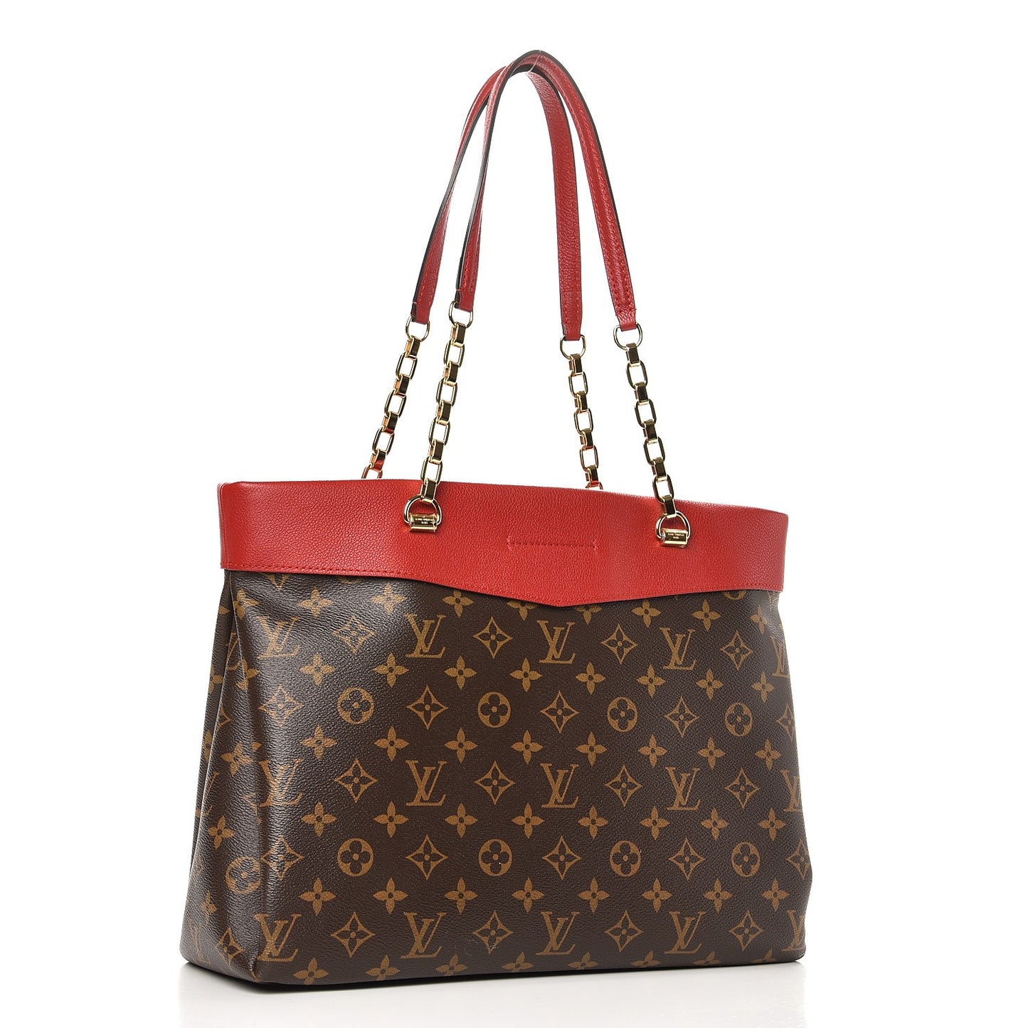 Monogram Pallas Shopper Cherry