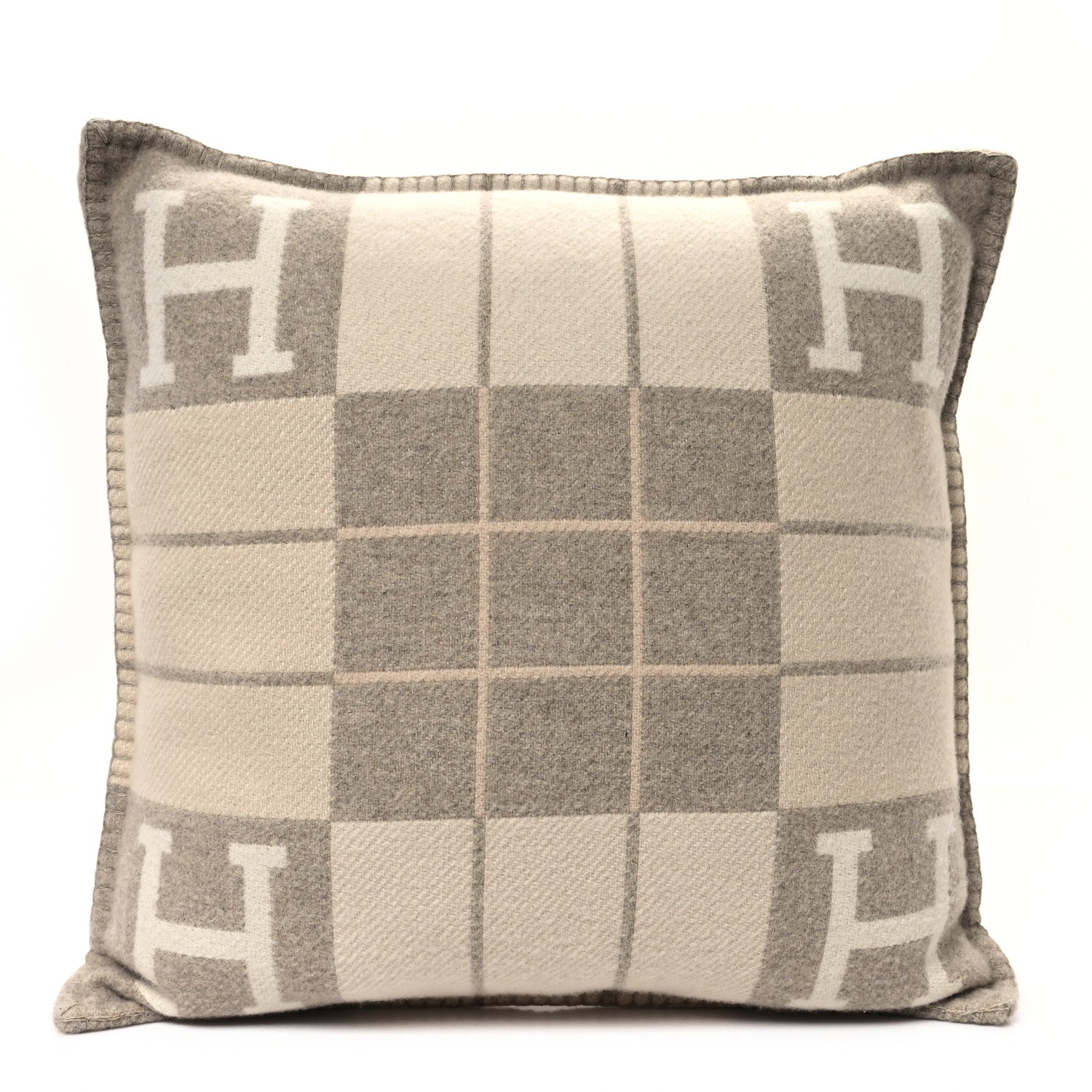 Hermes Wool Cashmere Avalon III Pillow PM Coco Camomille 1 of 4