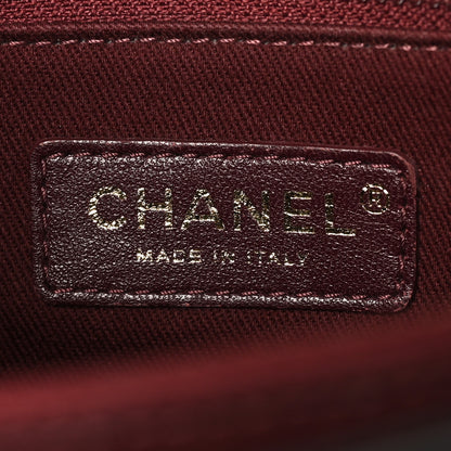 Chanel Calfskin Chevron Stitched Large Envelope Flap Black 6 of 10