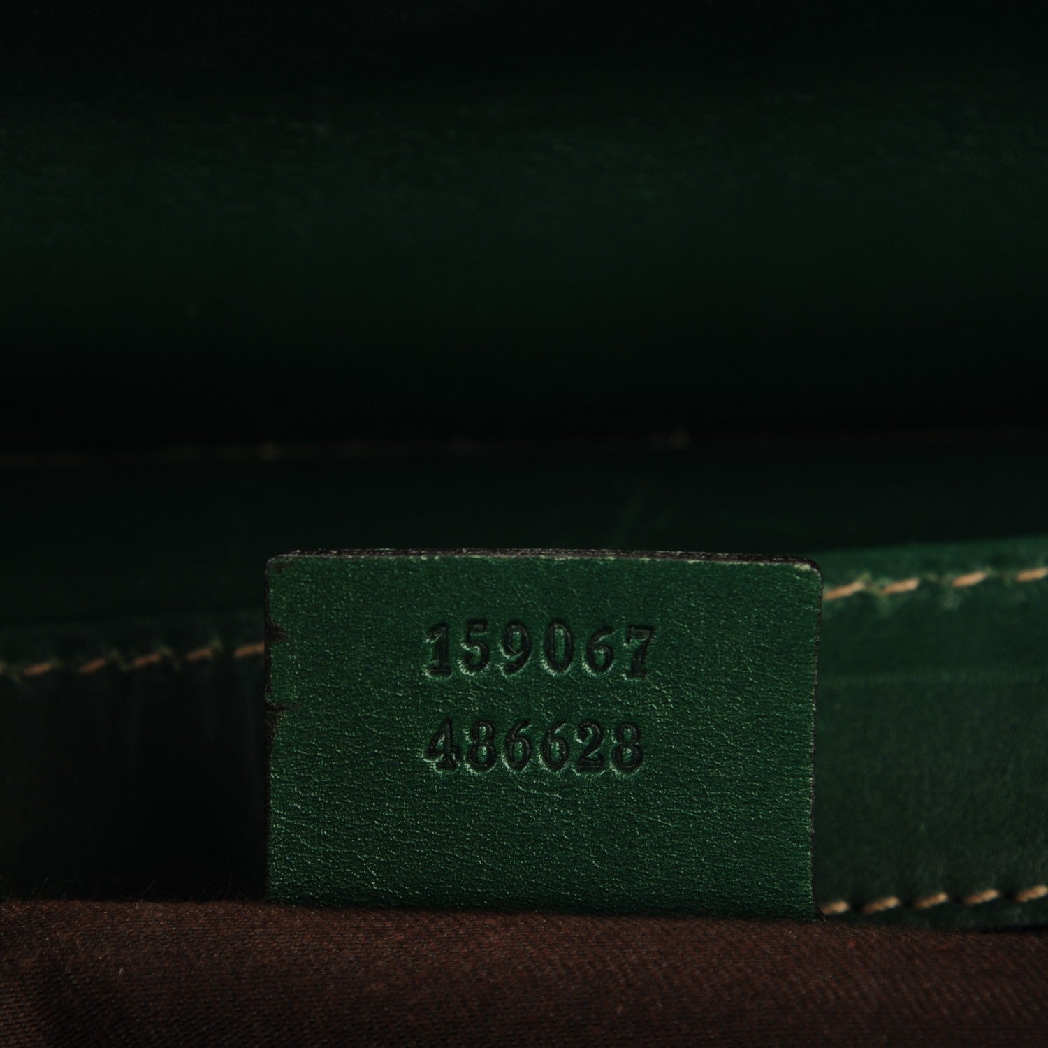Gucci Guccissima Peggy Bamboo Top Handle Bag Green 7 of 7