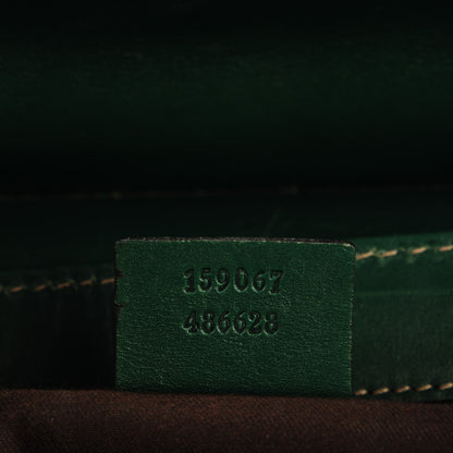 Gucci Guccissima Peggy Bamboo Top Handle Bag Green 7 of 7
