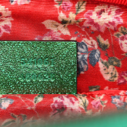 Gucci Laminated Nappa Trapuntata Small Zumi Shoulder Bag Jasmine Green 7 of 10