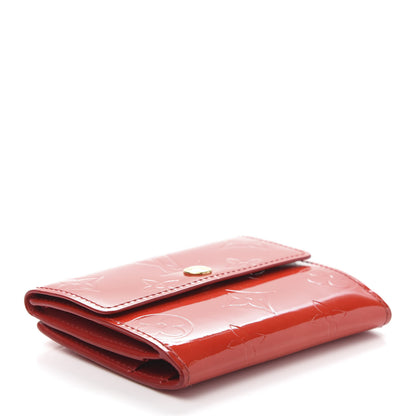 Louis Vuitton Vernis Ludlow Wallet Orange Sunset 4 of 9