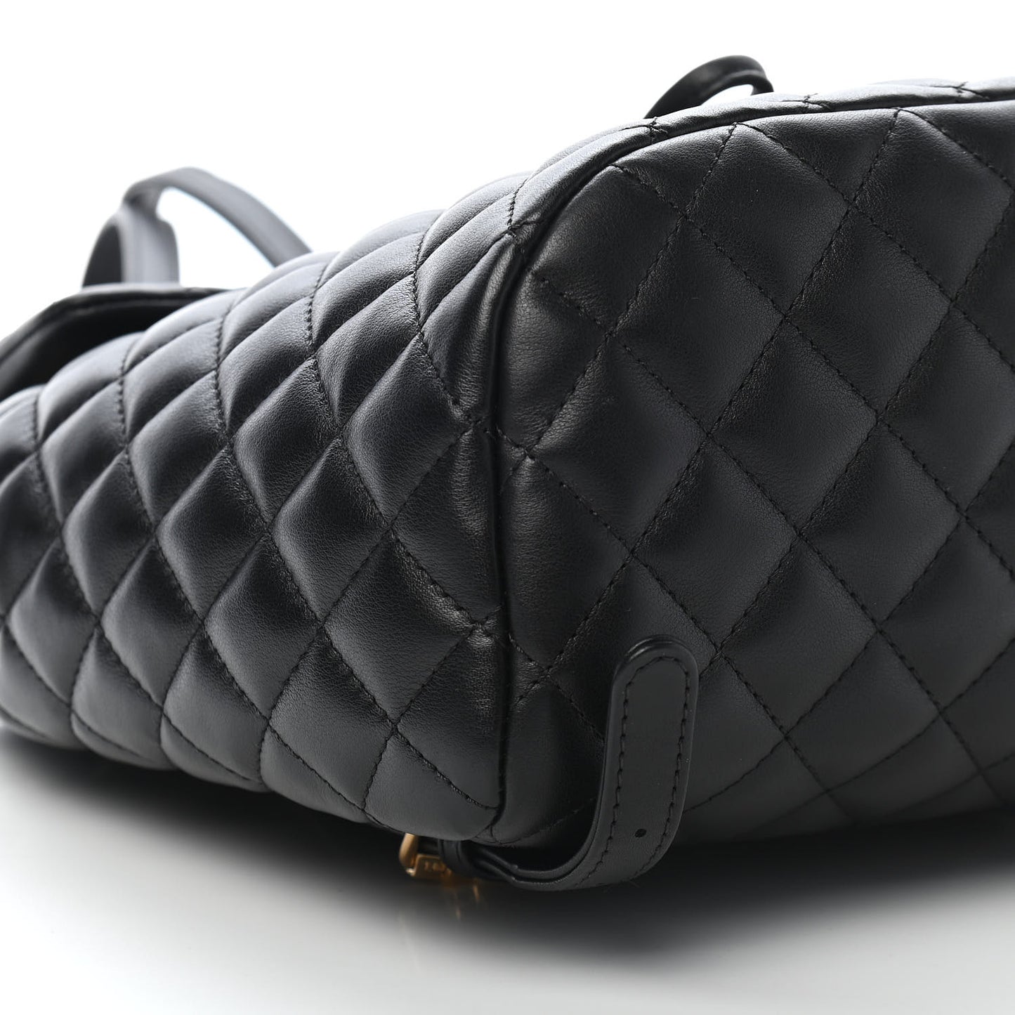 Calfskin Quilted Small Urban Spirit Backpack Black