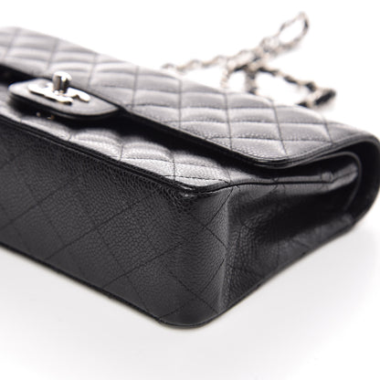Chanel Caviar Quilted Medium Double Flap Black 10 of 13