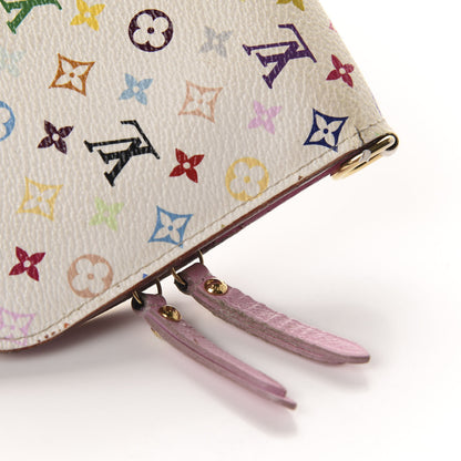 Louis Vuitton Monogram Multicolor Insolite Wallet White Litchi 10 of 12