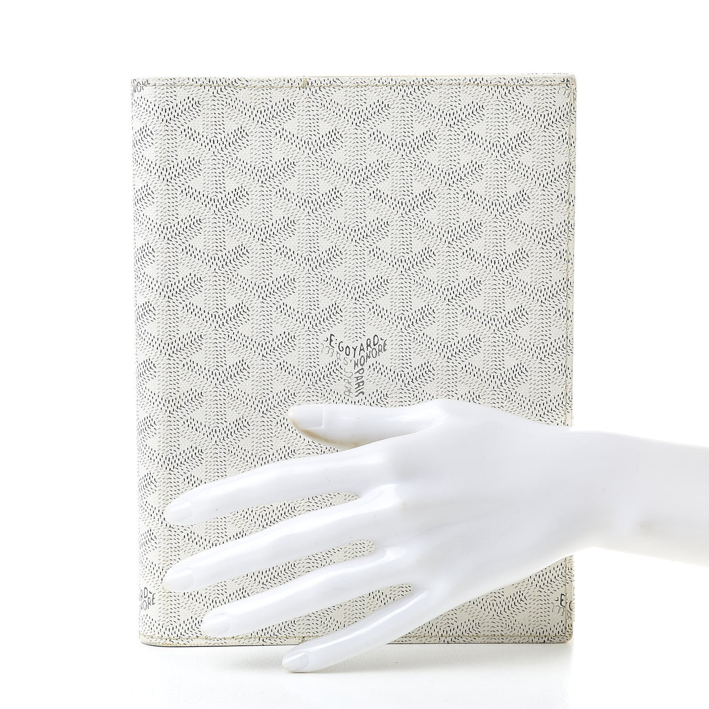 Goyardine Agenda Cover White