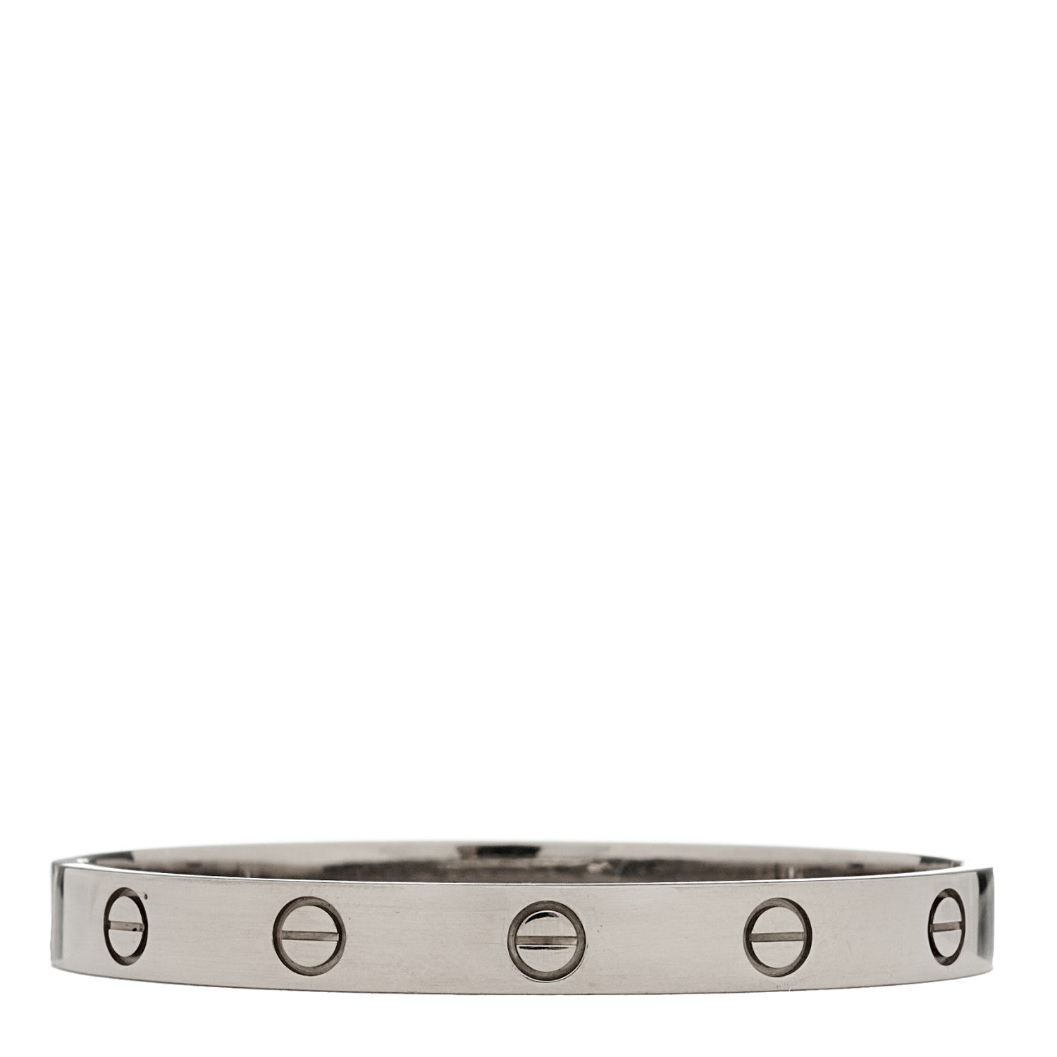 Cartier 18K White Gold LOVE Bracelet 16 1 of 11