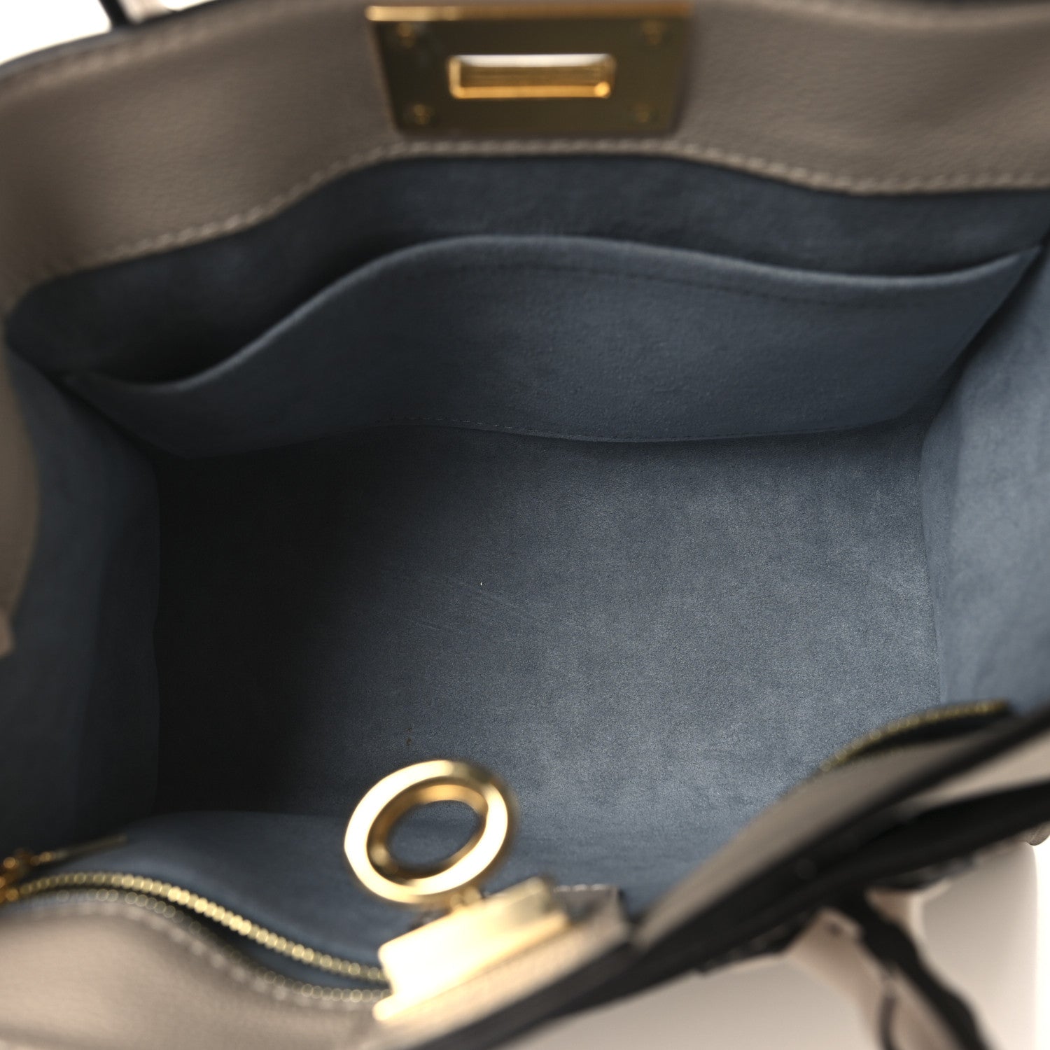 Louis Vuitton Calfskin Monogram On My Side PM Greige 5 of 9