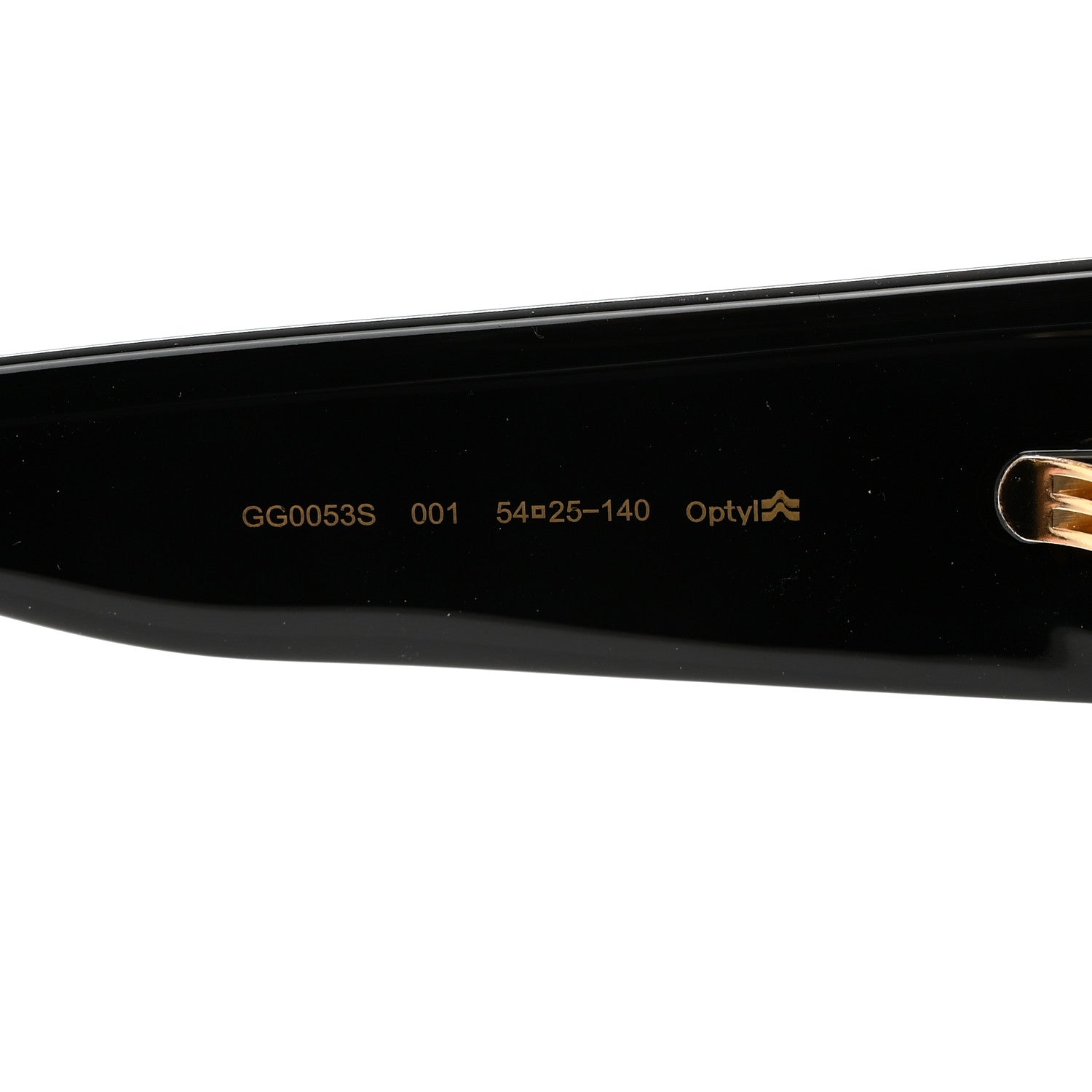 Gucci Acetate Square Frame Sunglasses GG0053S Black 5 of 8