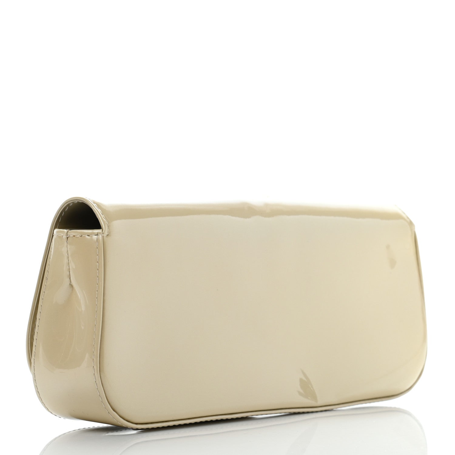 Louis Vuitton Patent Sobe Clutch Blanc Corail 3 of 10