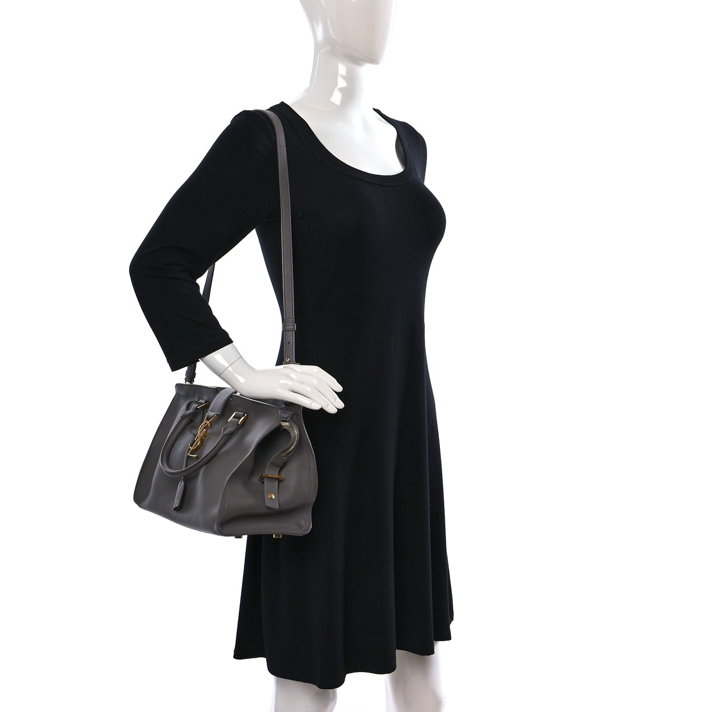 Calfskin Small Monogram Cabas Fog