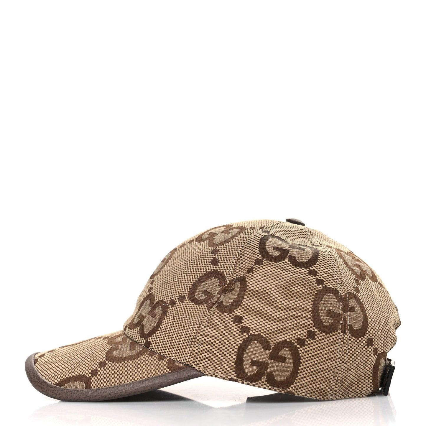 Monogram Jumbo GG Baseball Hat L 58 Camel Ebony