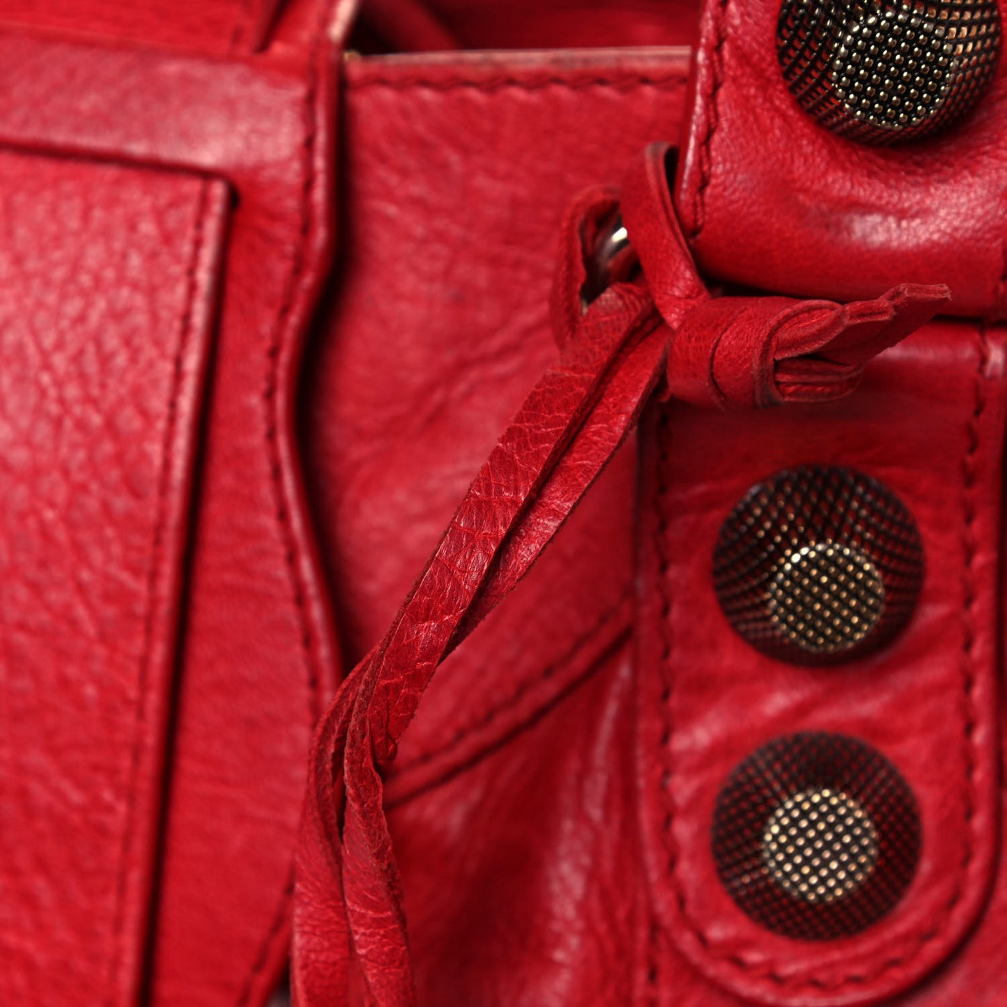 Agneau Giant 21 Rose Gold Hardware City Rouge Coquelicot