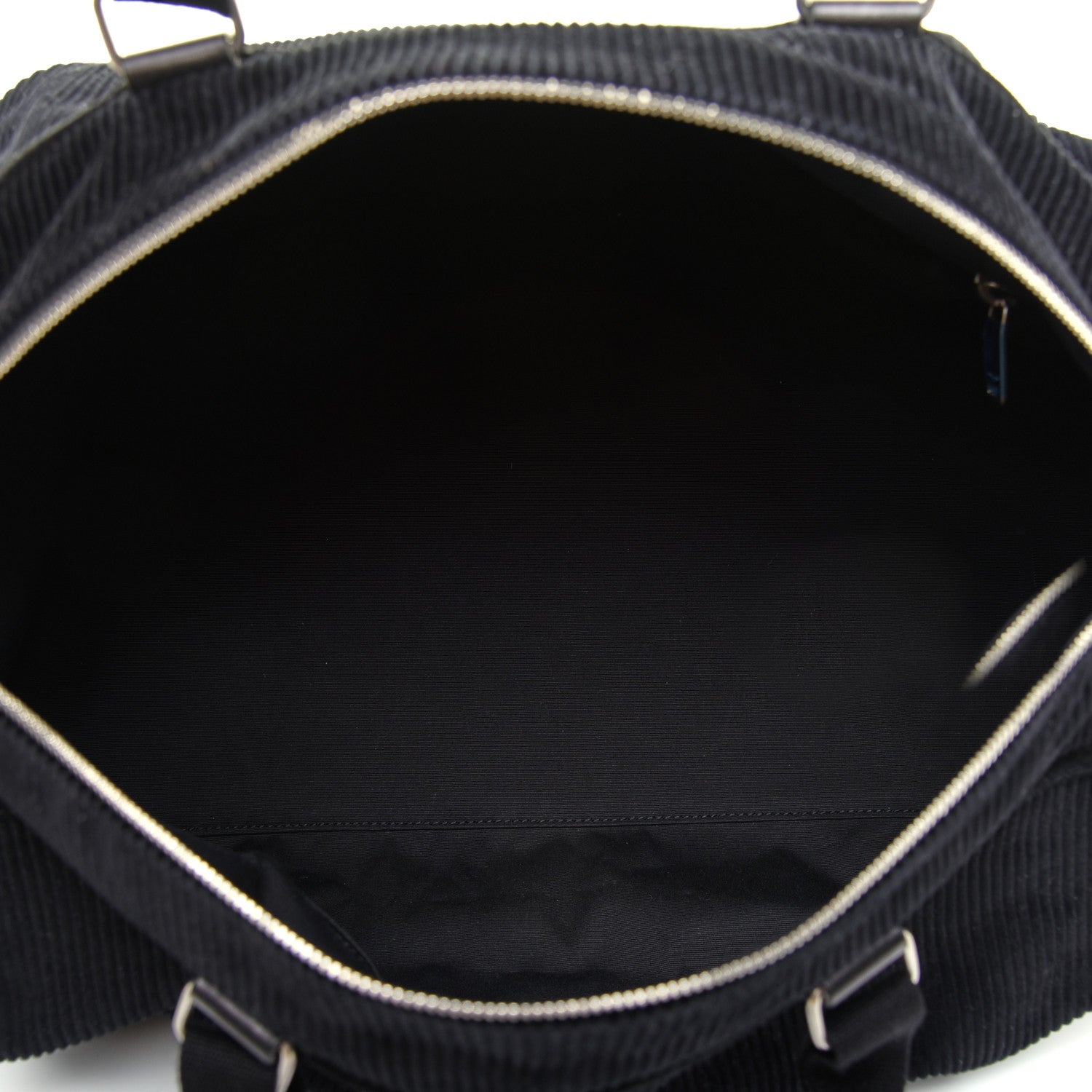 Saint Laurent Corduroy Andy Duffle Bag Black 5 of 9
