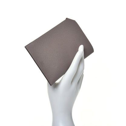 Hermes Epsom Tarmac PM Passport Holder Gris Tarmac 2 of 7