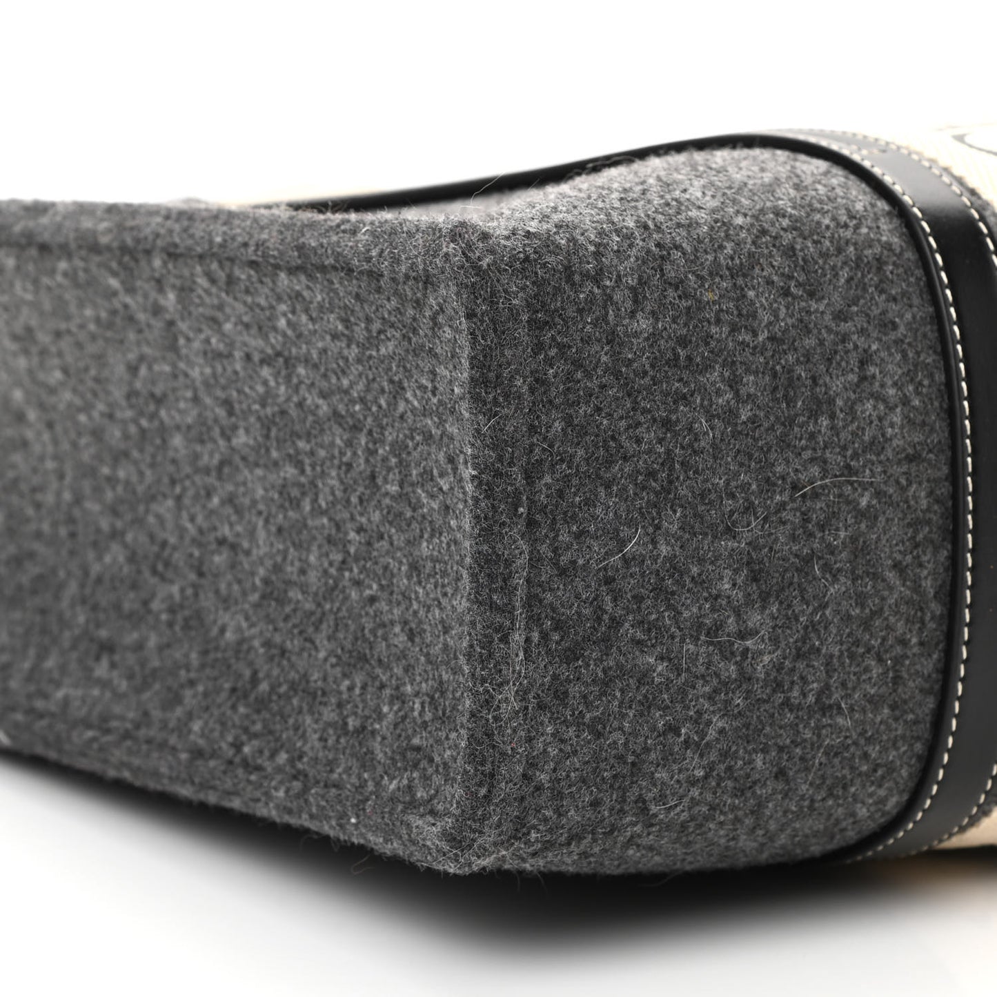 Felt Large Woody Ribbon Tote Cashmere Grey