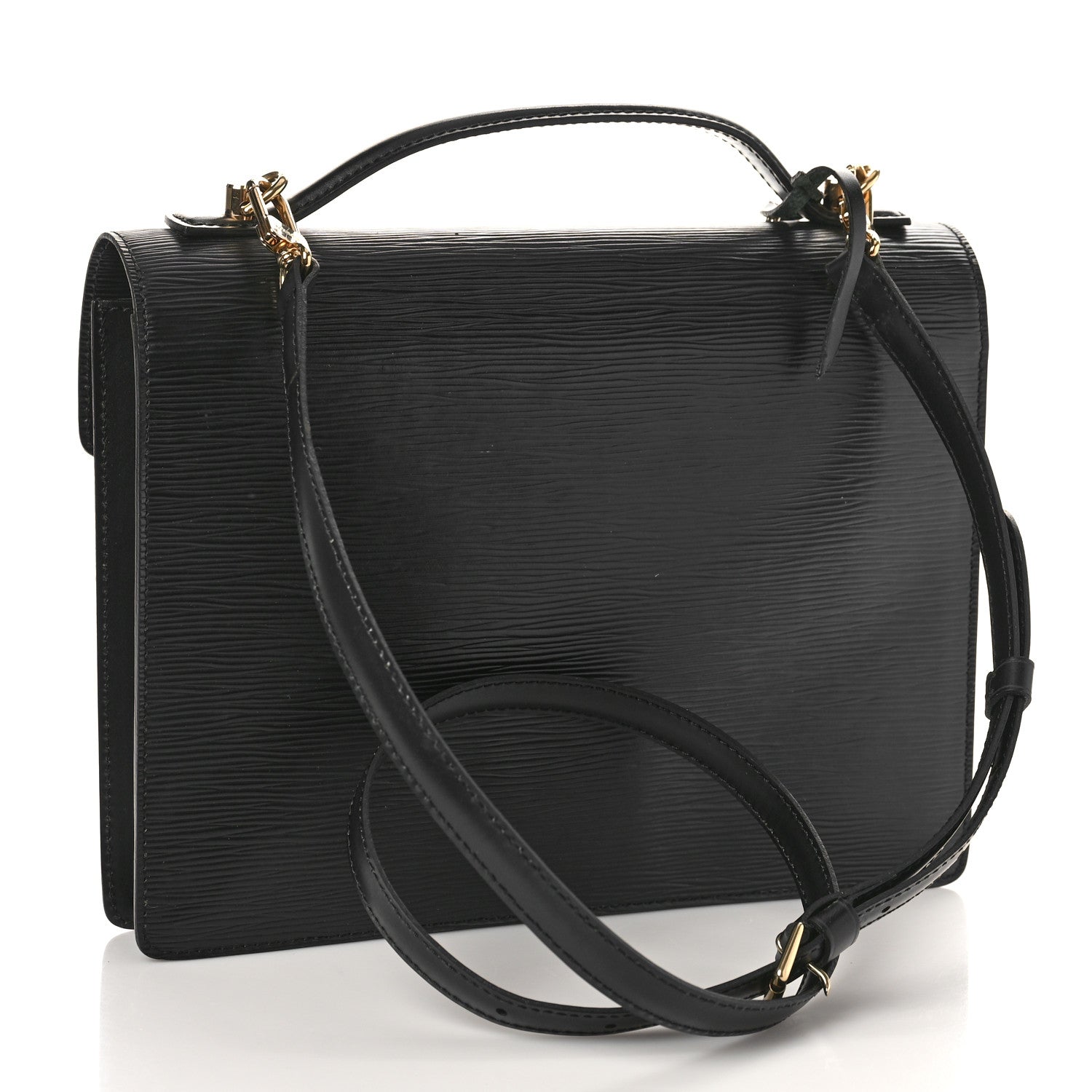 Louis Vuitton Epi Monceau Black 3 of 8