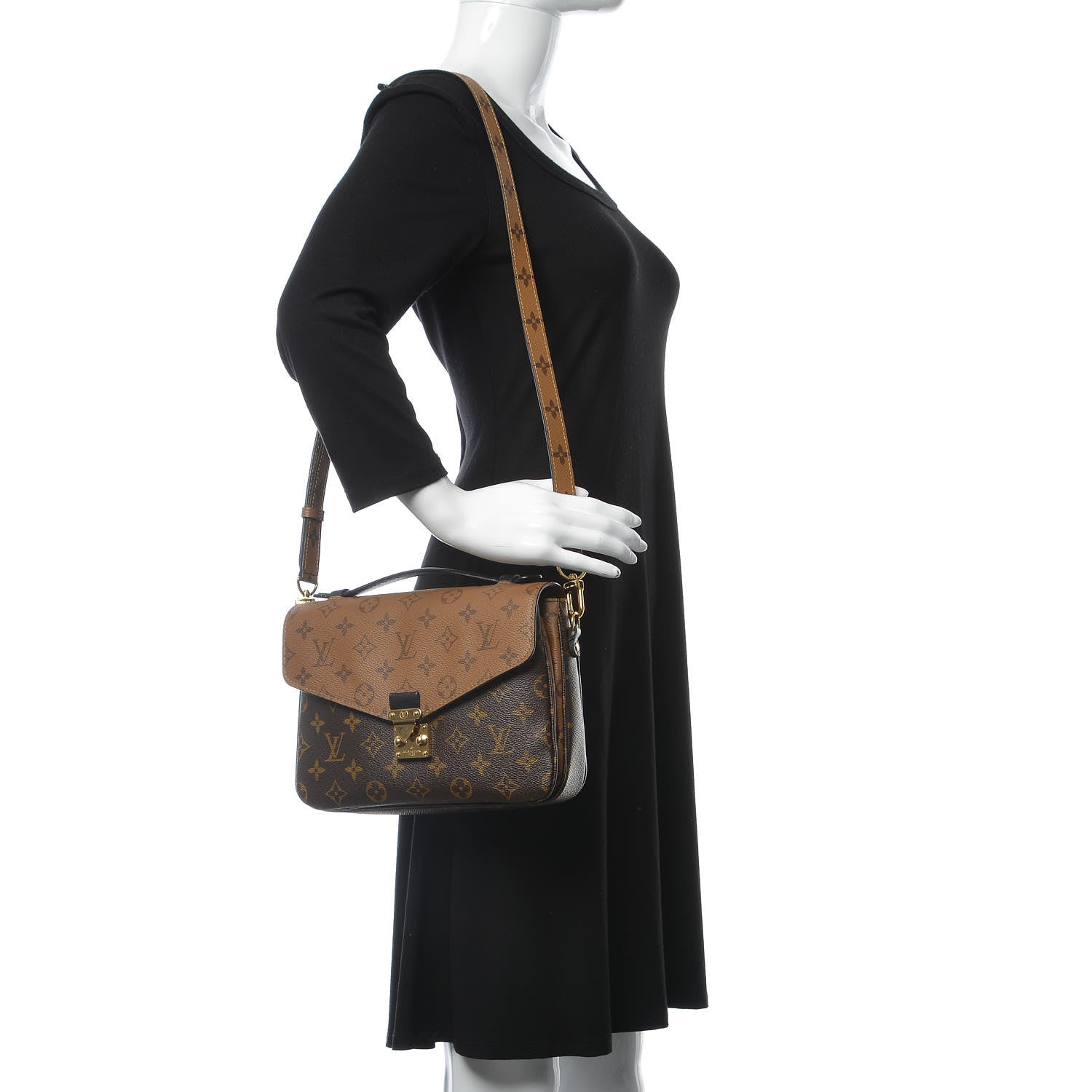 Louis Vuitton Reverse Monogram Pochette Metis 2 of 9
