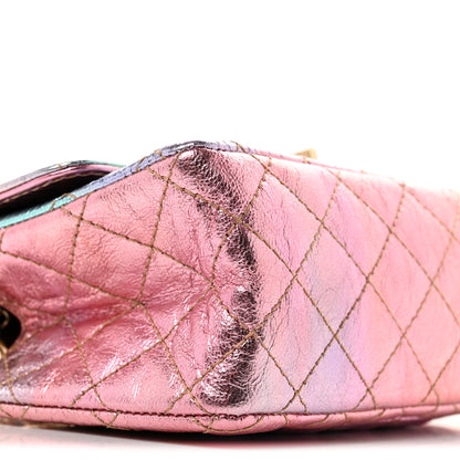 Chanel Metallic Goatskin Quilted Mini 2.55 Reissue Flap Multicolor 9 of 11
