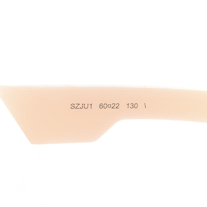 Christian Dior Acetate DiorSo Light 1 Shield Sunglasses Ivory 7 of 9