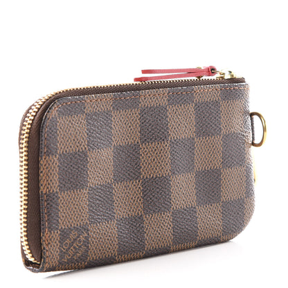 Louis Vuitton Damier Ebene Complice Trunks and Bags Key Pouch Red 2 of 8