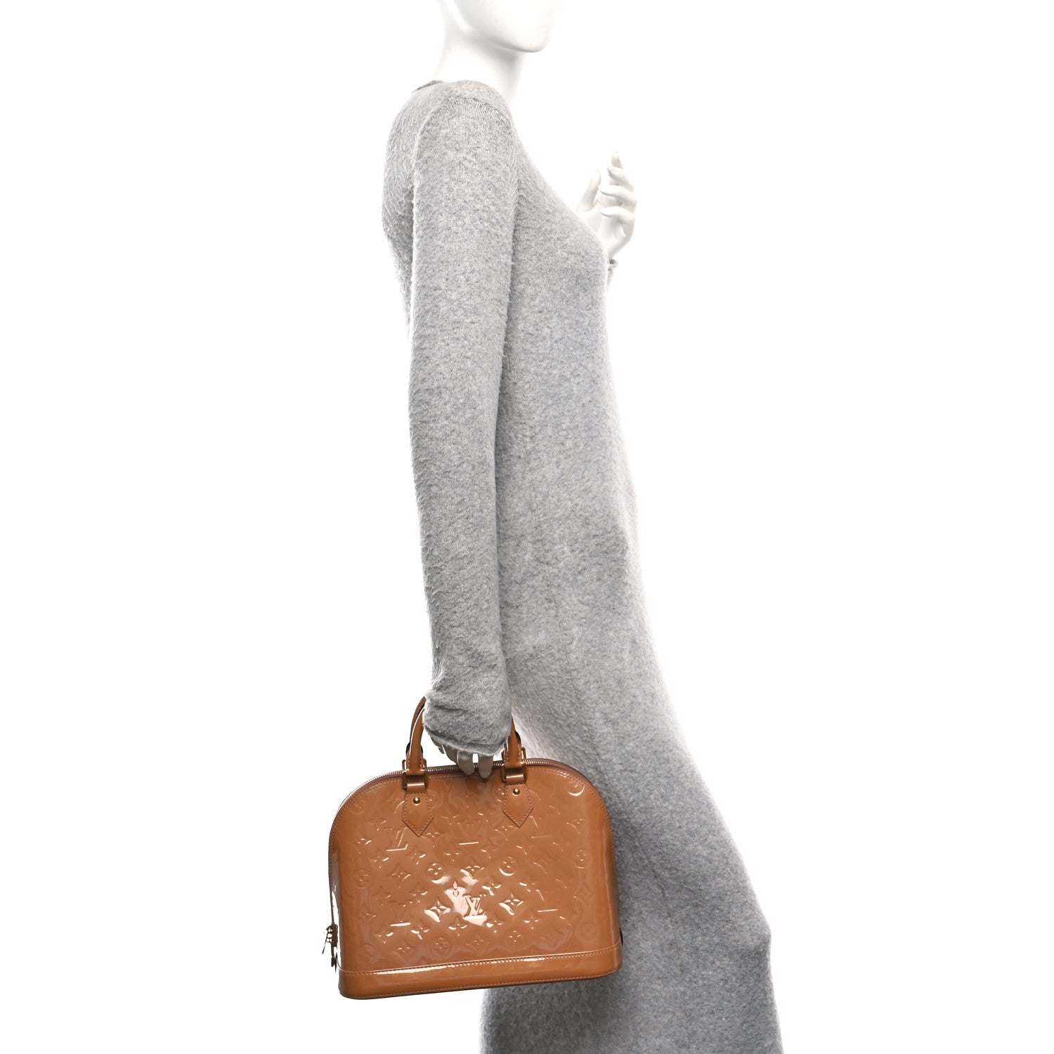 Louis Vuitton Vernis Alma PM Rose Velours 2 of 10