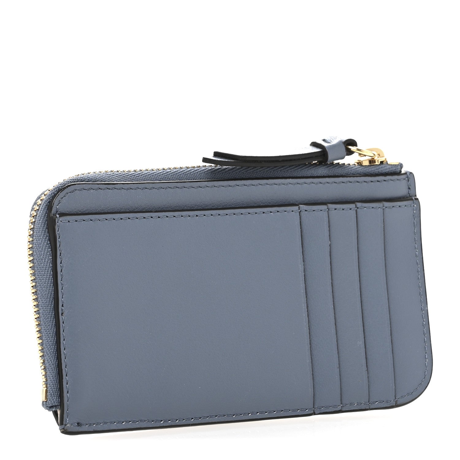 Chloe Crocodile Embossed Calfskin C Small Purse Faded Blue 3 of 11