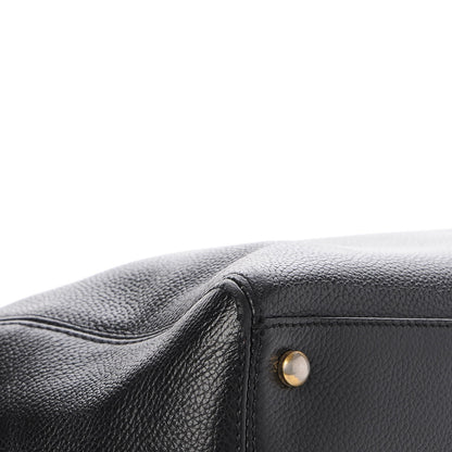 Chanel Calfskin Cerf Executive Shopper Tote Black 8 of 11