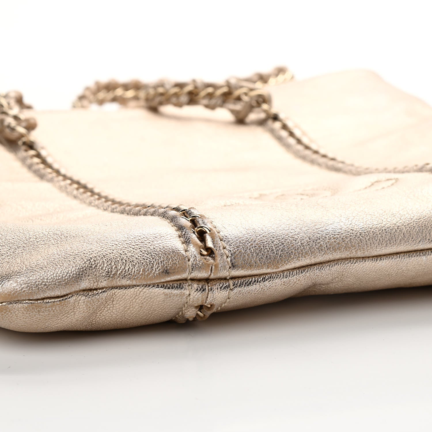 Chanel Metallic Goatskin Luxe Ligne Tote Gold 16 of 16