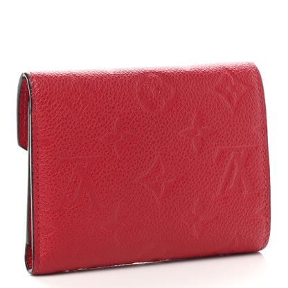 Louis Vuitton Empreinte Victorine Wallet Cherry 3 of 9